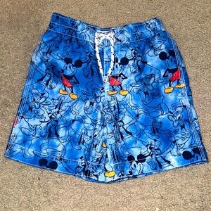 Gently used Disney Gap swim trunks size 5years
